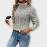 Amelia – Elegancki sweter z golfem