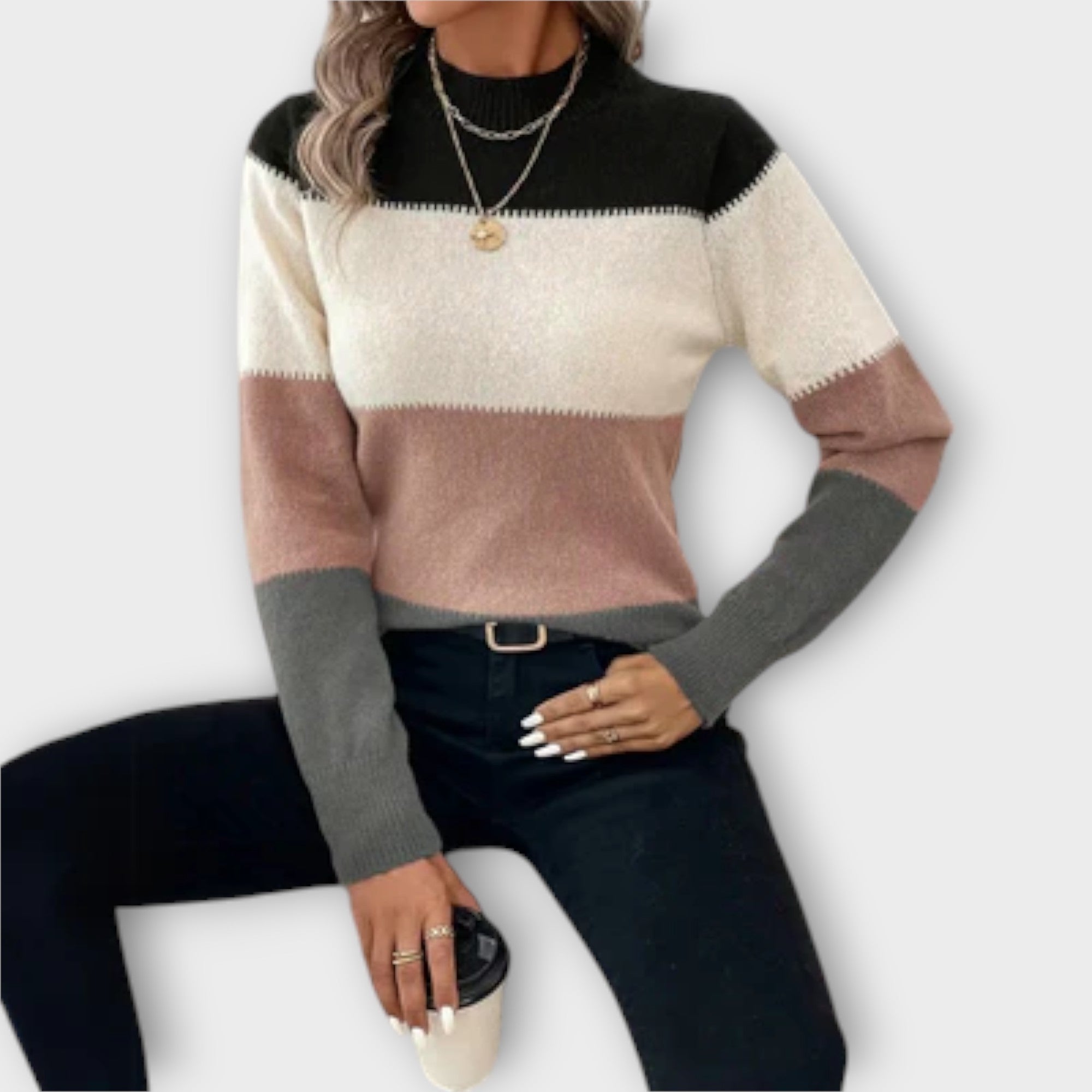 Elina - Luźny i elegancki sweter