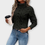 Amelia – Elegancki sweter z golfem