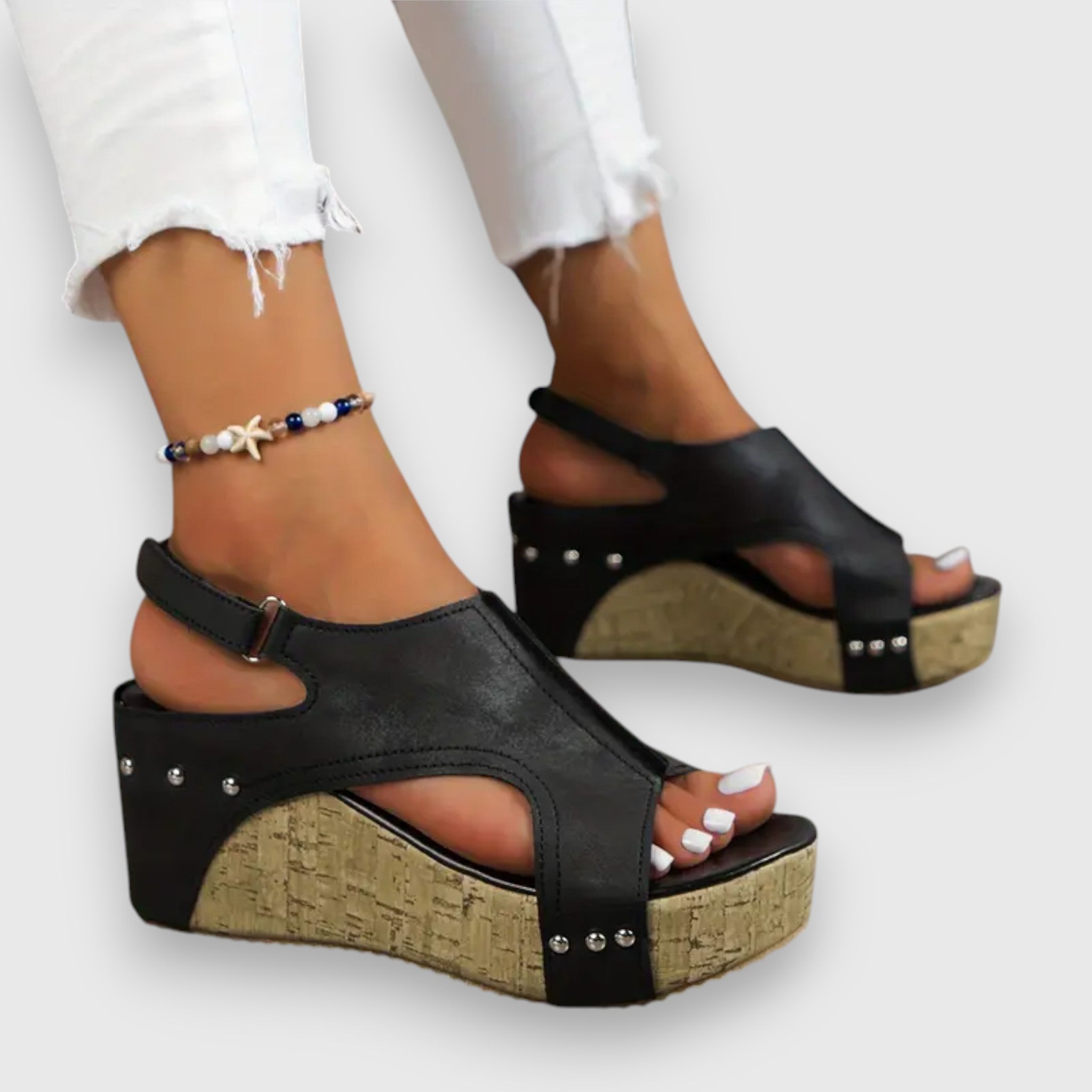 Mia – Vintage platformowe sandały