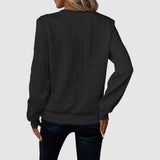 Rozárie - Stylowy pleciony sweter