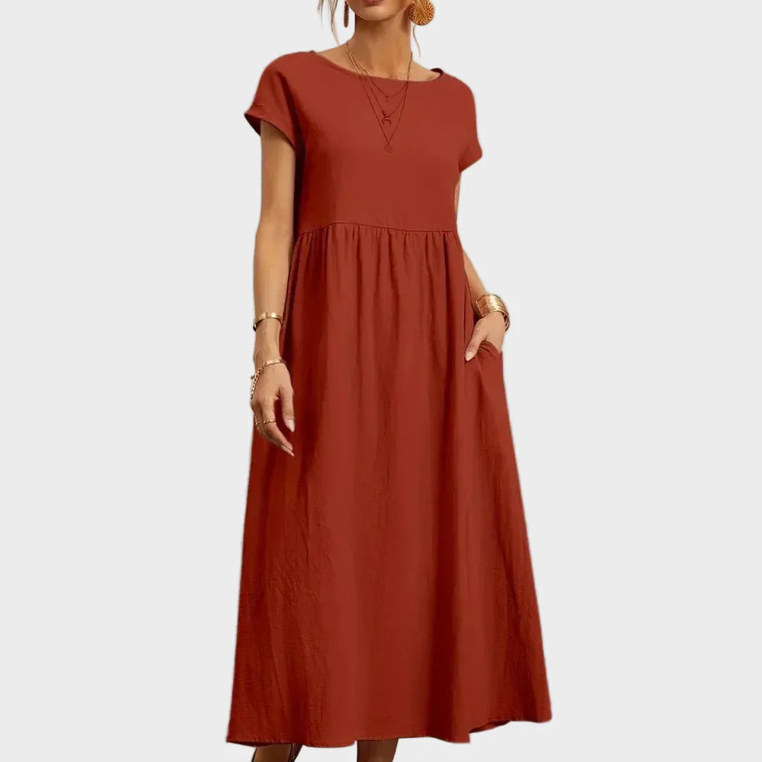 Gabrielle™ — Midi sukienka w eleganckim, ponadczasowym stylu