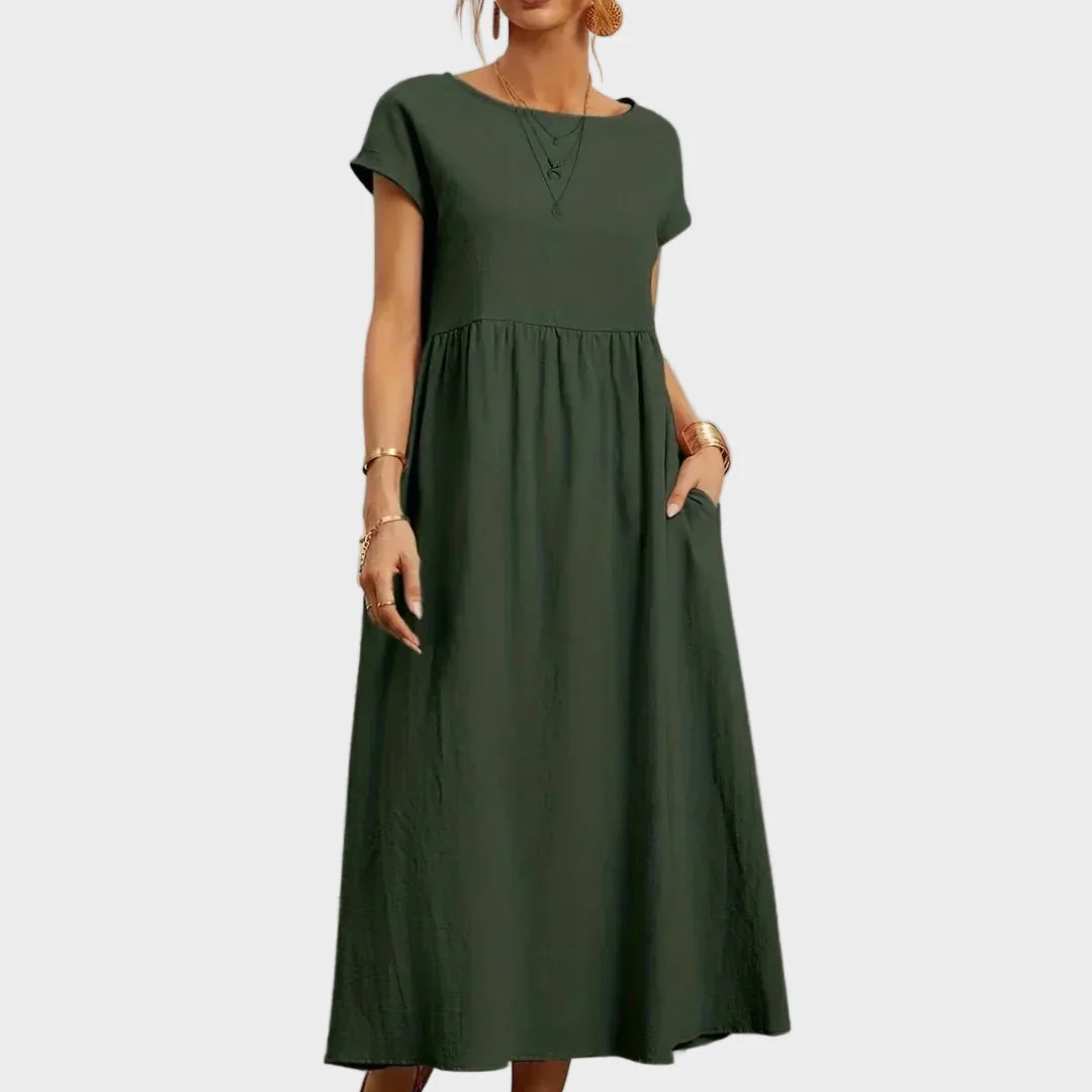 Gabrielle™ — Midi sukienka w eleganckim, ponadczasowym stylu