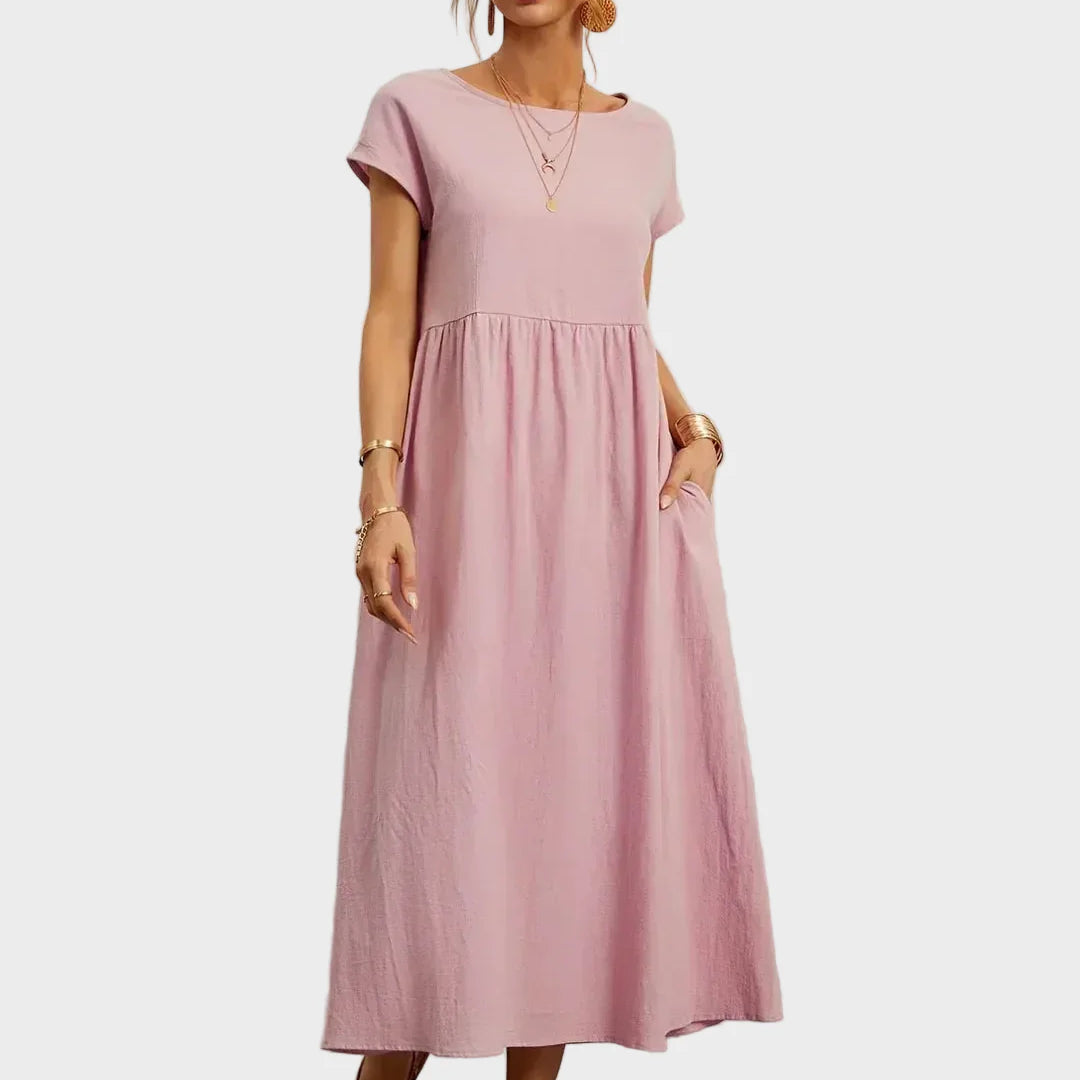 Gabrielle™ — Midi sukienka w eleganckim, ponadczasowym stylu