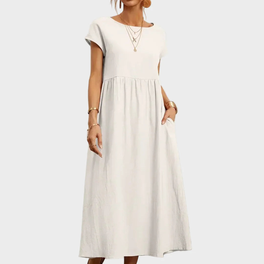 Gabrielle™ — Midi sukienka w eleganckim, ponadczasowym stylu