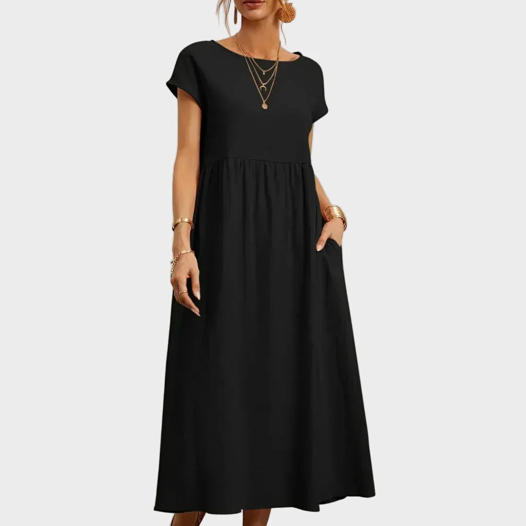 Gabrielle™ — Midi sukienka w eleganckim, ponadczasowym stylu