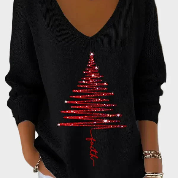 Nancy - Elegancki Świąteczny Sweter