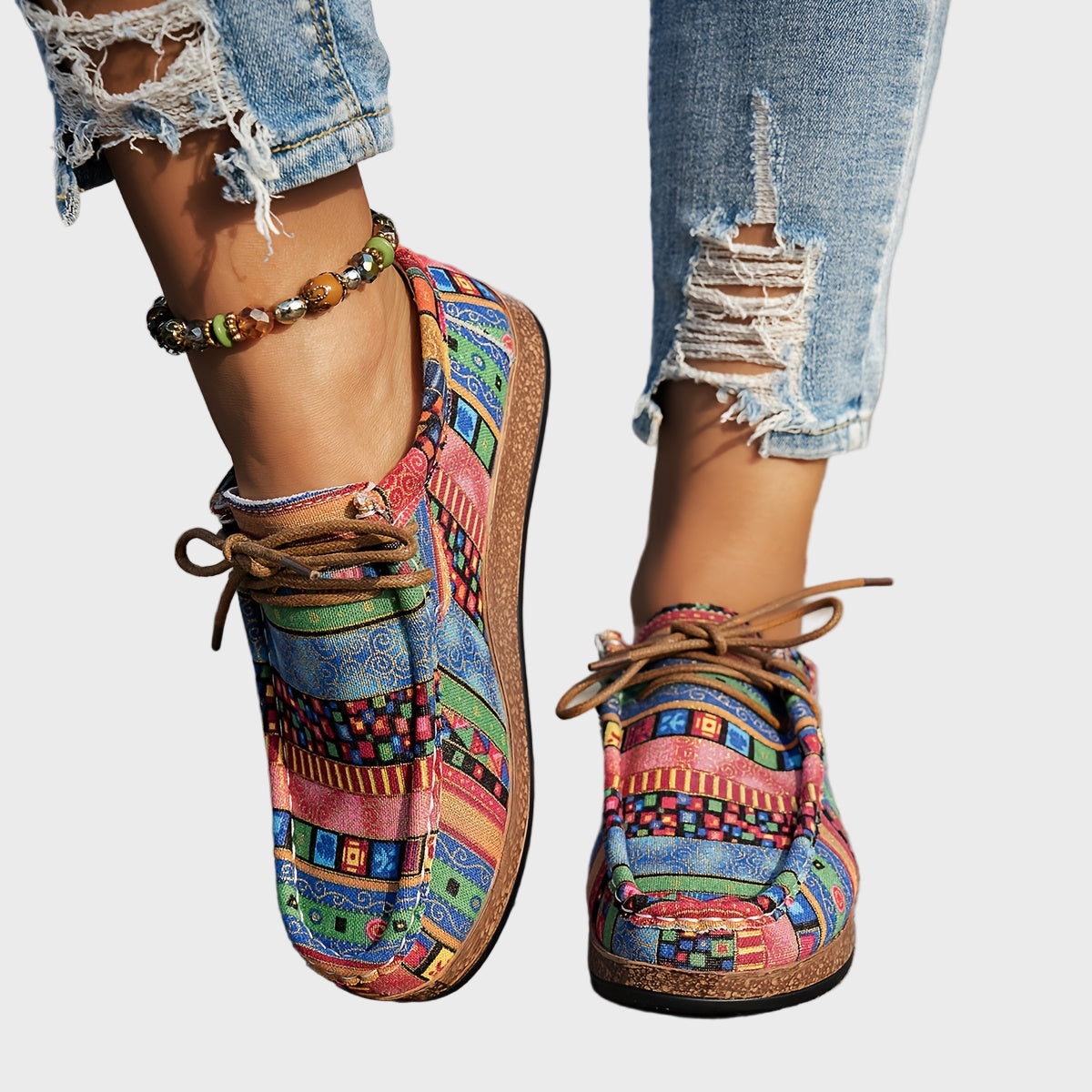Beáta - Kolorowe Boho Buty