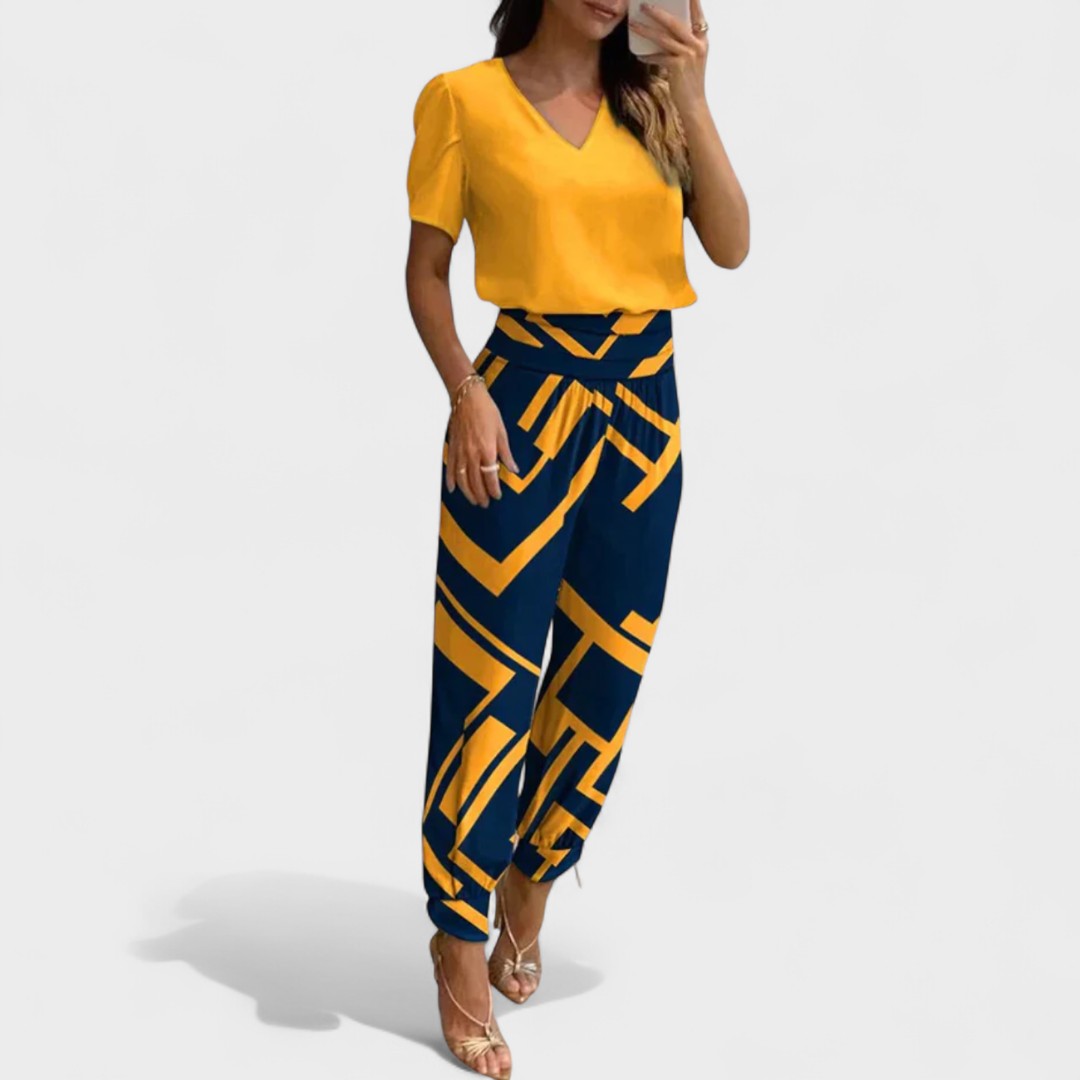 Margarida - Elegancki damski kombinezon