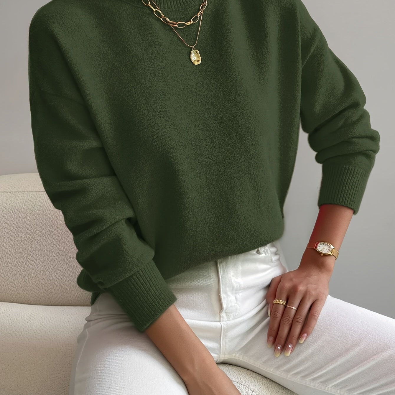 Yvonne - Elegancki sweter casualowy